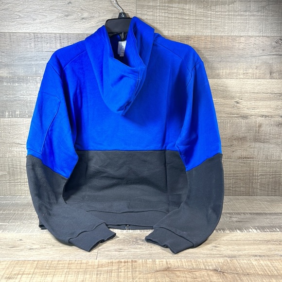 Adidas Essentials4Gameday Full Zip Hoodie Blue/Black - Picture 2 of 3